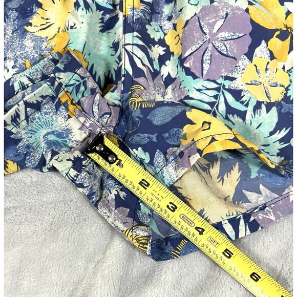 Patagonia Short Shorts XS Baggies Floral Colorful Beach Ocean Fish Print Unlined - Picture 12 of 12